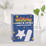 Glitter™ Stat Strip® Kid Design (Glitter Stars and Stripes) Adhesive Strip