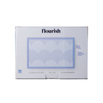 Boom Home Medical Flourish Ultra Absorbent Underpads, Periwinkle