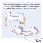 Seni® Super Plus Overnight Heavy to Severe Absorbency Incontinence Brief, Large
