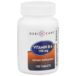 Vitamin Supplement Geri-Care® Vitamin B6 100 mg Strength Tablet 100 per Bottle