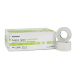 Medical Tape McKesson Transparent 1 Inch X 5-1/2 Yard Plastic / Silicone NonSterile