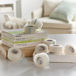 Medical Tape McKesson Transparent 1 Inch X 5-1/2 Yard Plastic / Silicone NonSterile