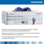 McKesson Confiderm® LDC Exam Glove, Extra Large, Blue