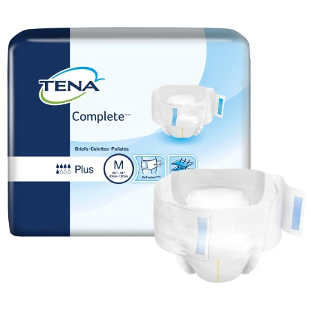 Unisex Adult Incontinence Brief TENA® Complete™ Large Disposable Moderate Absorbency