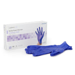 Exam Glove McKesson Confiderm® 3.0 Medium NonSterile Nitrile Standard Cuff Length Textured Fingertips Blue Not Rated