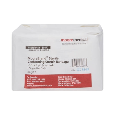 Conforming Bandage McKesson 1 per Pack Sterile Roll Shape