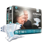 Unisex Adult Incontinence Brief Attends® Premier Large Disposable Heavy Absorbency