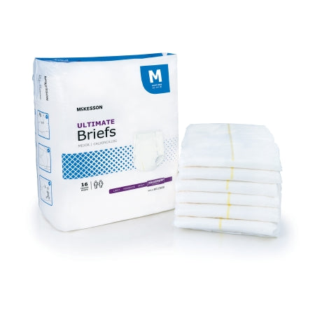 Unisex Adult Incontinence Brief McKesson Large Disposable Heavy Absorbency
