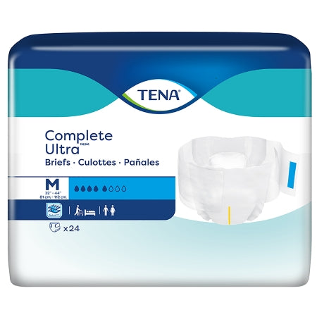 Unisex Adult Incontinence Brief TENA® Complete Ultra™ X-Large Disposable Moderate Absorbency