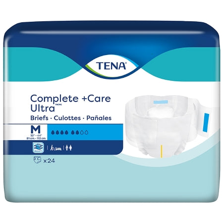 Unisex Adult Incontinence Brief TENA® Complete + Care Ultra™ X-Large Disposable Moderate Absorbency