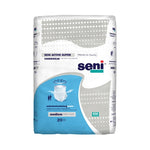 Unisex Adult Absorbent Underwear Seni® Active Super Pull On with Tear Away Seams Medium Disposable Moderate Absorbency