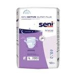 Unisex Adult Absorbent Underwear Seni® Active Super Plus Pull On with Tear Away Seams 2X-Large Disposable Heavy Absorbency