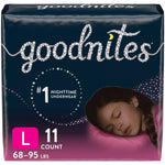 Female Youth Absorbent Underwear GoodNites® Pull On with Tear Away Seams Size 6 / X-Large Disposable Heavy Absorbency