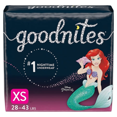 Female Youth Absorbent Underwear GoodNites® Pull On with Tear Away Seams Small / Medium Disposable Heavy Absorbency