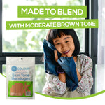 Waterproof Adhesive Strip Tru-Colour® Assorted Sizes Fabric Rectangle / Spot / Patch / Fingertip / Knuckle Olive Sterile