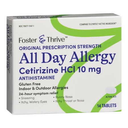 Allergy Relief Foster & Thrive™ 10 mg Strength Tablet 14 per Box