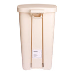 McKesson Waste Can with Step-On Pedal, Beige, 15.16 x 14.76 x 26.57 Inch