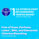 Tampax® Pearl Tampons Super Absorbency Unscented