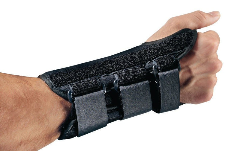 ProCare® ComfortForm™ Wrist Brace with Palmar Stay, Black, Right Hand, X-Small