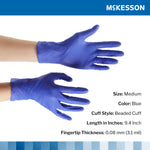 McKesson Confiderm® 4.5C Nitrile Exam Glove, Medium, Blue