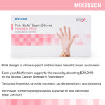 McKesson Pink Nitrile® Nitrile Exam Glove, Extra Large, Pink