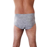 Nexwear Men's Pull-On Absorbent Underwear, Large, Gray
