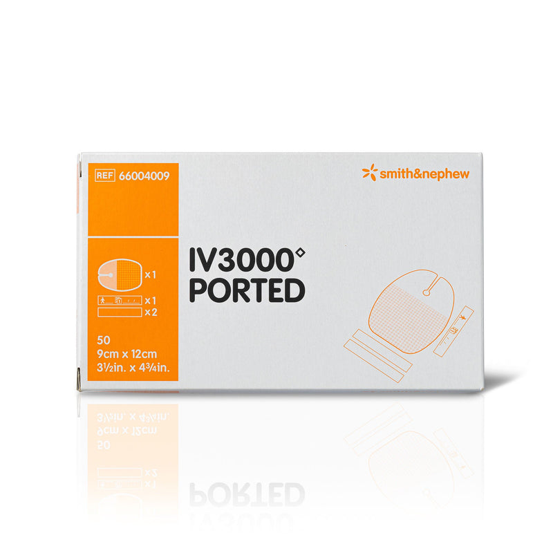 IV3000™ 1-Hand Delivery Moisture Responsive Catheter Dressing, 3½ x 4¾ Inch