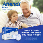 Attends® Extra Heavy Absorbency Briefs, Large