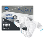 MoliCare® Premium Elastic 10 Drop Absorbency Incontinence Briefs, Large