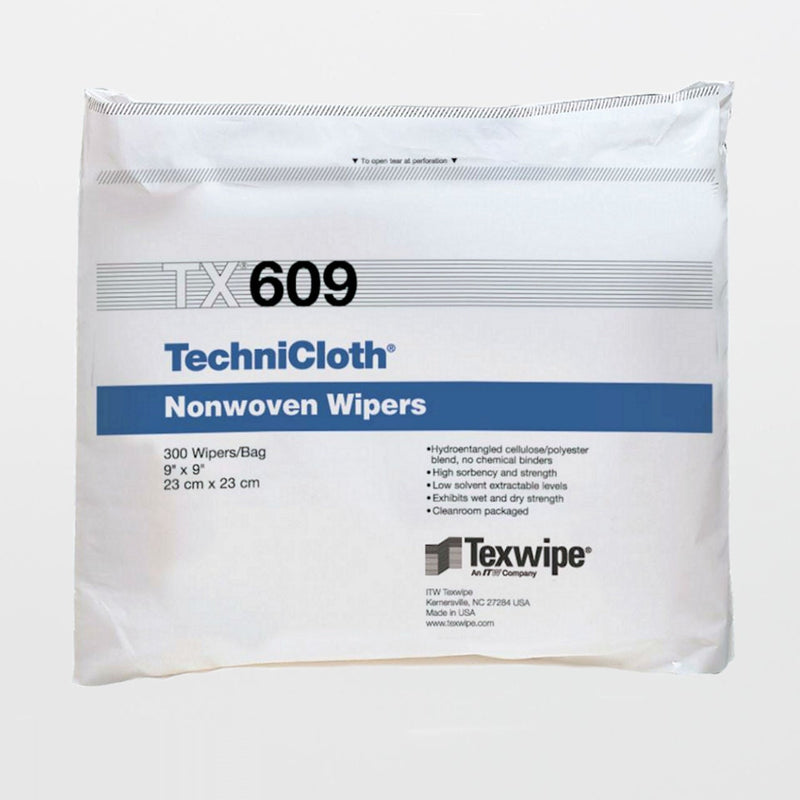 Cleanroom Wipe TechniCloth® 300 Count Bag 9 X 9 Inch NonSterile Disposable
