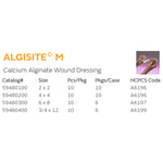 AlgiSite M Alginate Dressing, 4 x 4 Inch