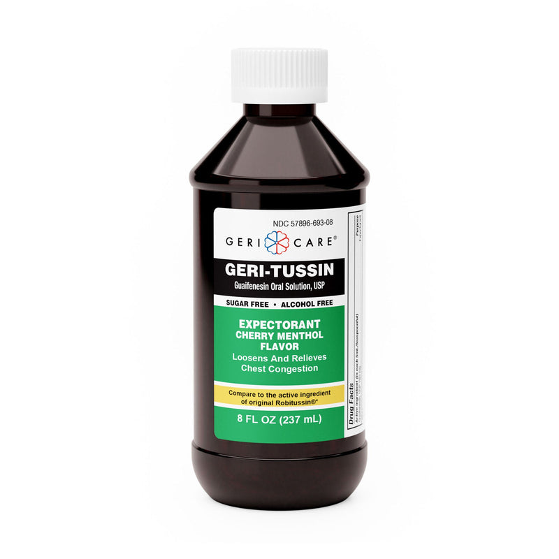 Cold and Cough Relief Geri-Care® 100 mg / 5 mL Strength Liquid 8 oz.