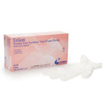 Exam Glove Trilon® Medium NonSterile Vinyl Standard Cuff Length Smooth Clear Not Rated WITH PROP. 65 WARNING