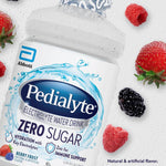 Pedialyte® Zero Sugar Electrolyte Water Drink, Berry Frost, 1 liter bottle