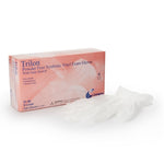 Exam Glove Trilon® Medium NonSterile Vinyl Standard Cuff Length Smooth Clear Not Rated WITH PROP. 65 WARNING