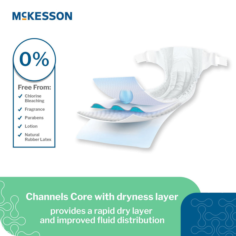 McKesson Youth Diaper / Incontinence Brief for Children weighing 46 lbs. or more