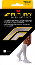 3M Futuro™ Anti-Embolism Stockings, Knee-High, Closed-Toe, Extra Large/Regular