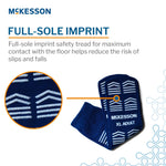 McKesson Slipper Socks, Double Tread, Extra Large, Dark Blue