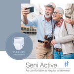 Seni® Active Super Plus Overnight Heavy Absorbent Underwear, Medium