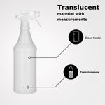 Spray Bottle with Trigger Spray Mechanism, 1 Pint Capacity, Made of HDPE