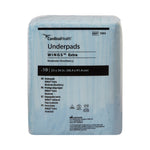 Simplicity Extra Underpad, Disposable, 23 x 36 Inch, Moderate Absorbency, Blue