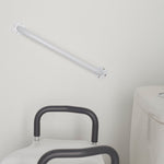 McKesson Wall Grab Bar, White Steel, 18-Inch Length