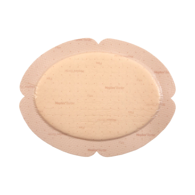 Mepilex® Border Flex Silicone Adhesive Foam Dressing, 13 x 16 Centimeter