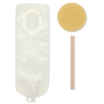 Pouchkins™ 1-Piece Transparent Colostomy Pouch, for Baseplates up to 35 x 22 mm