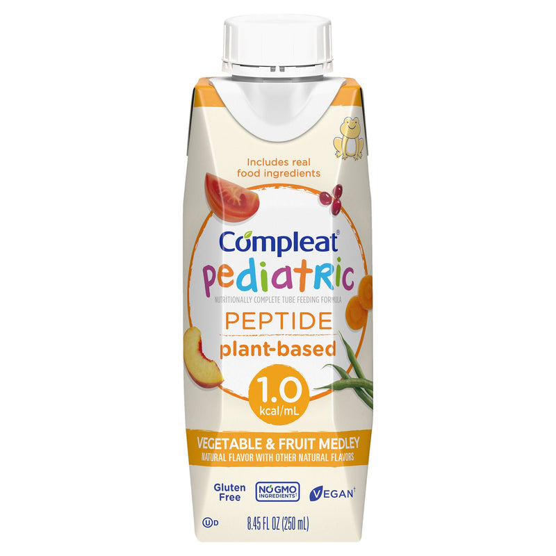 Compleat® Pediatric Peptide Plant-Based Tube Feed Formula, 8.45-ounce carton