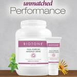 Biotone® Dual-Purpose Massage Crème with Arnica and Ivy Extracts, 1-gallon Jar