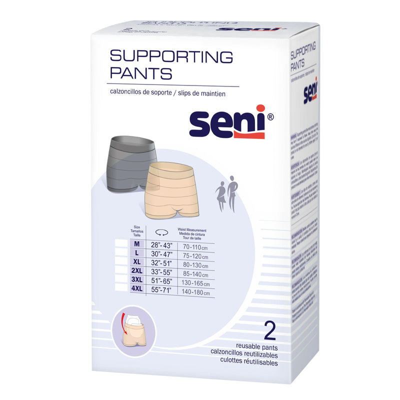Seni® Pull On Boxer Style Knit Pant, 2X-Large, Unisex