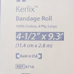 Kerlix™ Sterile Fluff Bandage Roll, 4-1/2 Inch x 3-1/10 Yard, Eight-Ply