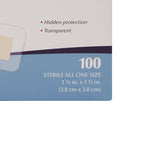American® White Cross Sheer Adhesive Spot Bandage, 1.5 x 1.5 Inch