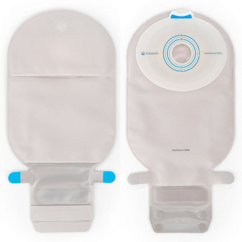 SenSura® Mio Flat 1-Piece Opaque Ostomy Pouch, 45mm Stoma